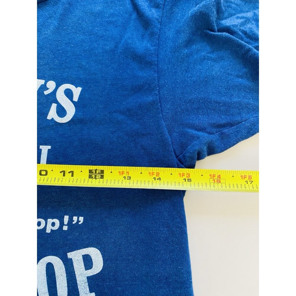 Vintage '82 Gilly's Annual Bop Till You Drop Non Stop T-shirt Size XS Hanes USA - Picture 7 of 8